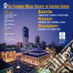 Chamber Music Society Of Lincoln Center - Bartok, Kodaly, Dohnany
