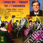Songs We Forgot To Remember cd