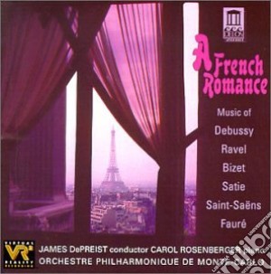 A French Romance - Musica Per Orchestra - Depreist James Dir /carol Rosenberger, Pianoforte, Montecarlo Philharmonic Orchestra cd musicale di Miscellanee