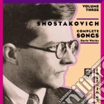 Dmitri Shostakovich - Complete Songs Vol.3 Early Works 1922-1942 cd