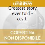 Greatest story ever told - o.s.t. cd