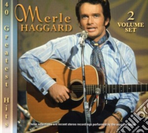 Merle Haggard - 40 Greatest Hits (2 Cd) cd musicale di Merle Haggard