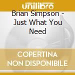 Brian Simpson - Just What You Need