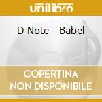 D-Note - Babel cd
