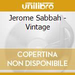Jerome Sabbah - Vintage cd