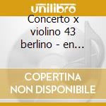 Concerto x violino 43 berlino - en saga cd musicale di Sibelius