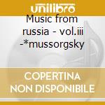 Music from russia - vol.iii -*mussorgsky cd musicale di Stokowski leopold 69