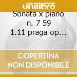 Sonata x piano n. 7 59 1.11 praga op 10 cd musicale di Beethoven