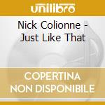 Nick Colionne - Just Like That cd