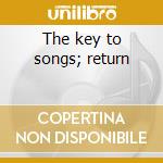 The key to songs; return cd musicale di Morton Subotnick