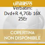 Verbatim: Dvd+R 4,7Gb 16X 25Er cd musicale di VERBATIM