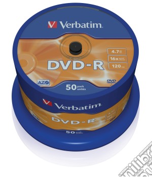 Verbatim: Dvd Vergine - Campana Verbatim Dvd-R Confezione Da 50 cd musicale di VERBATIM