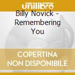 Billy Novick - Remembering You cd