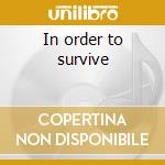 In order to survive cd musicale di William Parker