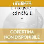 L integrale - cd nï¿½ 1 - cd musicale di Giorgio Gaslini
