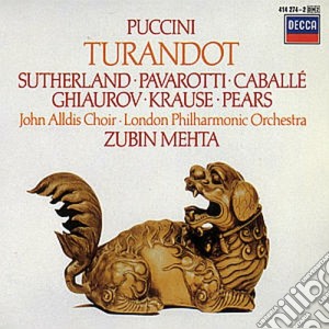 Giacomo Puccini - Turandot (2 Cd) cd musicale di PAVAROTTI-CABALLE/MEHTA