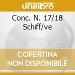 Conc. N. 17/18 Schiff/ve cd