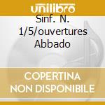 Sinf. N. 1/5/ouvertures Abbado cd
