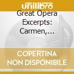 Great Opera Excerpts: Carmen, Turandot, Cavalleria Rusticana cd