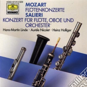 Wolfgang Amadeus Mozart - Salieri - Flute Concerto - Concerto For Oboe & Flute Wolfgang Amadeus Mozart - Salieri cd musicale di LINDE