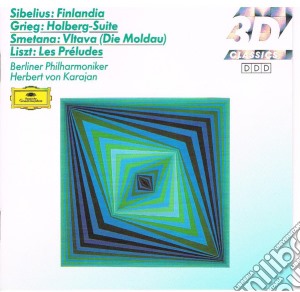 Jean Sibelius / Edvard Grieg / Bedrich Smetana - Finlandia, Holberg Suite, The Moldau cd musicale di ARTISTI VARI