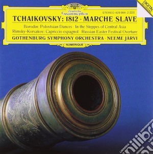 Pyotr Ilyich Tchaikovsky - 1812, Marche Slave cd musicale di Neeme Jarvi