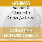 Sonate X Clarinetto Cohen/ashken cd musicale di BRAHMS