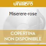 Miserere-rose cd musicale di PERGOLESI