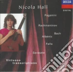 Nicola Hall: Virtuoso Guitar Transcriptions cd