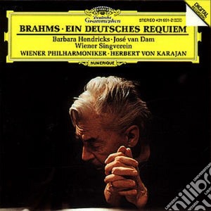 Johannes Brahms - Ein Deutsches Requiem cd musicale di VON KARAJAN H.