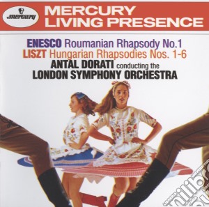 Franz Liszt / George Enescu - Roumanian Rhapsody No.1 / Hungarian Rhapsodies Nos. 1-6 cd musicale di ENESCO/LISZT