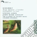 Franz Schubert - Trout Quintet, 7 Lieder cd