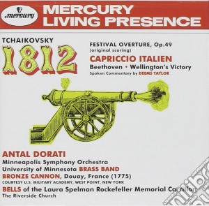 Pyotr Ilyich Tchaikovsky - 1812 Overture cd musicale di DORATI