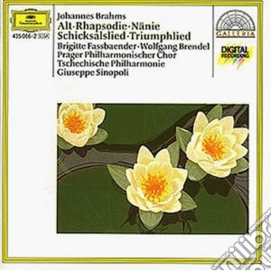 Johannes Brahms - Altrhapsodie / Schicksalslied / Triumphlied cd musicale di Sinopoli