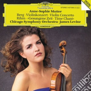 Alban Berg / Wolfgang Rihm - Violin Concerto, Time Chant cd musicale di BERG