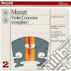 Wolfgang Amadeus Mozart - Violin Concertos (Complete) (2 Cd) cd