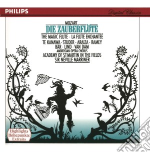 Wolfgang Amadeus Mozart - Die Zauberflote (Highlights) cd musicale di MOZART