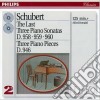 Franz Schubert - The Last Three Piano Sonatas (2 Cd) cd