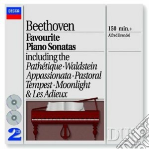 Ludwig Van Beethoven - Favourite Piano Sonatas (2 Cd) cd musicale di BEETHOVEN LUDWIG VAN