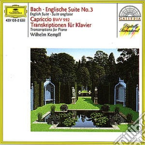 Johann Sebastian Bach - English Suite / Trascr. Pf cd musicale di Kempff
