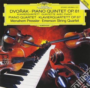 Antonin Dvorak - Piano Quintet Op.81, Piano Quartet Op.87 cd musicale di Q. EMERSON