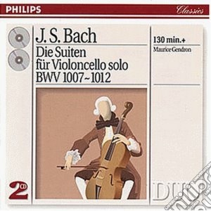 Johann Sebastian Bach - Suite X Cello - Gendron (2 Cd) cd musicale di GENDRON