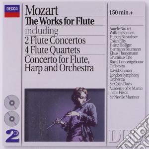 Wolfgang Amadeus Mozart - The Works For Flute (2 Cd) cd musicale di Artisti Vari