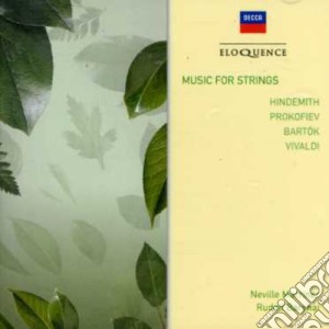 Marriner / Rudolfbarshai Neville - Music For Strings cd musicale di Marriner/Rudolfbarshai Neville