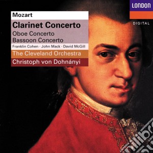 Wolfgang Amadeus Mozart - Clarinet Concerto, Oboe Concerto, Bassoon Concerto cd musicale di DOHNANYI/CO
