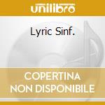 Lyric Sinf. cd musicale di CHAILLY