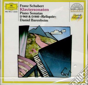 Franz Schubert - Piano Sonatas cd musicale di BARENBOIM