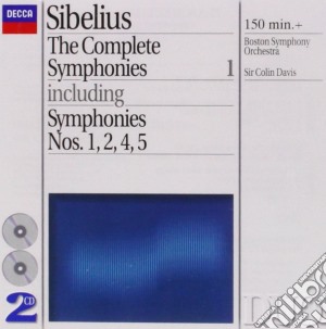 Jean Sibelius - The Complete Symphonies Vol.1 (2 Cd) cd musicale di DAVIS