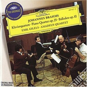 Johannes Brahms - Quart. Op. 25 cd musicale di Quartett Amadeus