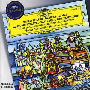 Maurice Ravel / Modest Mussorgsky - Bolero / La Mer / Quadri cd musicale di KARAJAN